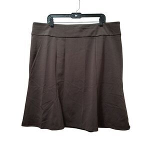 Lane Bryant A Line Skirt 18/20 Brown Stretch – NWT